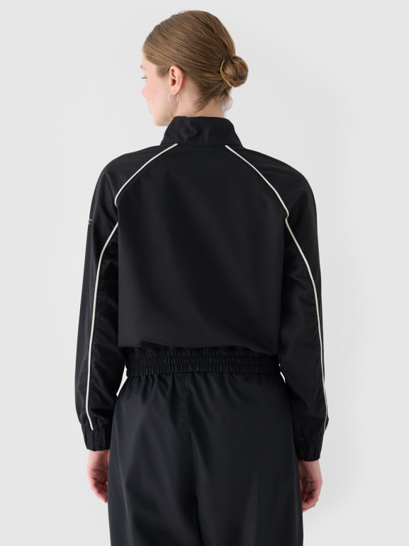 Damska kurtka przejściowa 4F 4FRSS24TTJAF0886 - czarna