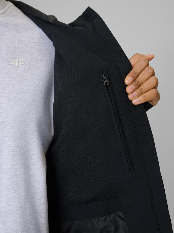 Damska kurtka przejściowa 4F 4FWSS26TTJAF1111 - czarna