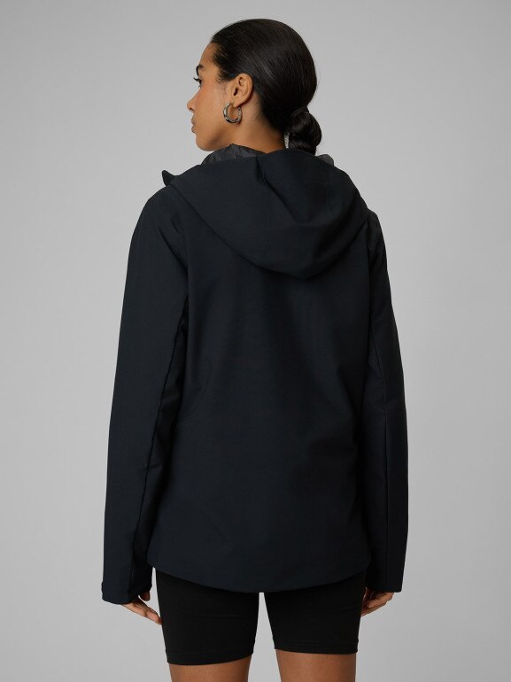 Damska kurtka przejściowa 4F 4FWSS26TTJAF1111 - czarna