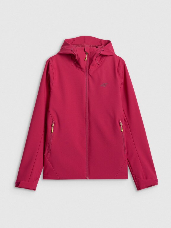 Damska kurtka przejściowa 4F 4FWSS26TTJAF1111 - różowa