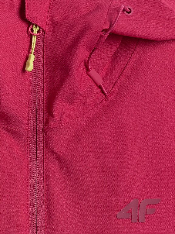 Damska kurtka przejściowa 4F 4FWSS26TTJAF1111 - różowa