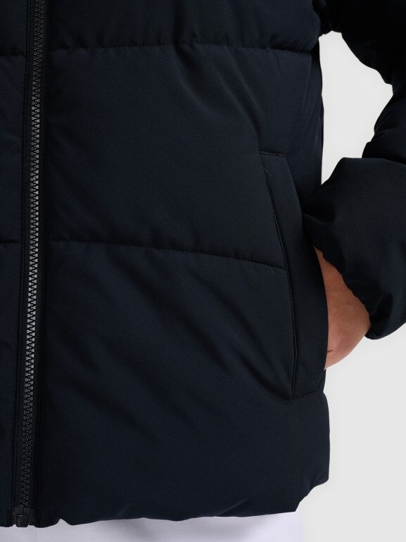 Damska kurtka puchowa 4F 4FRAW25TDJAF0798 - czarna