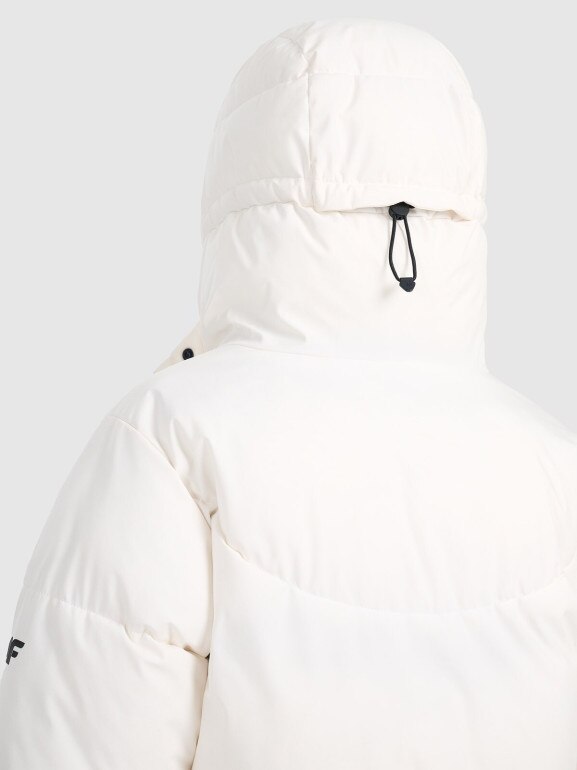 Damska kurtka puchowa 4F 4FRAW25TDJAF0799 - biała