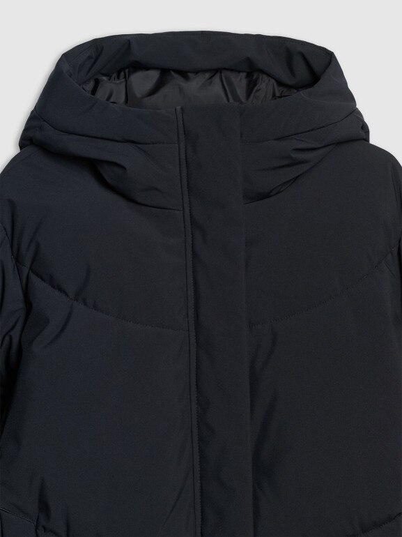 Damska kurtka puchowa 4F 4FRAW25TDJAF0799 - czarna