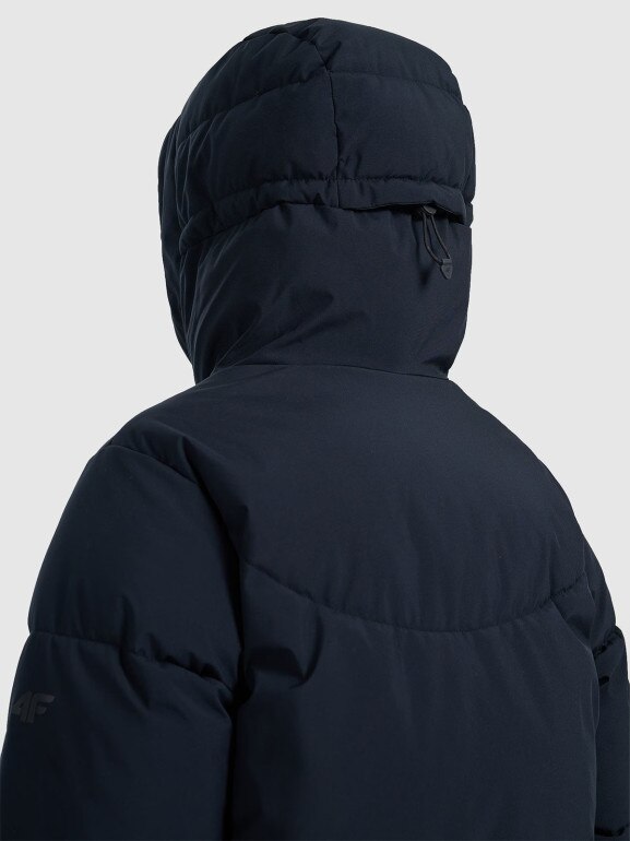 Damska kurtka puchowa 4F 4FRAW25TDJAF0799 - czarna