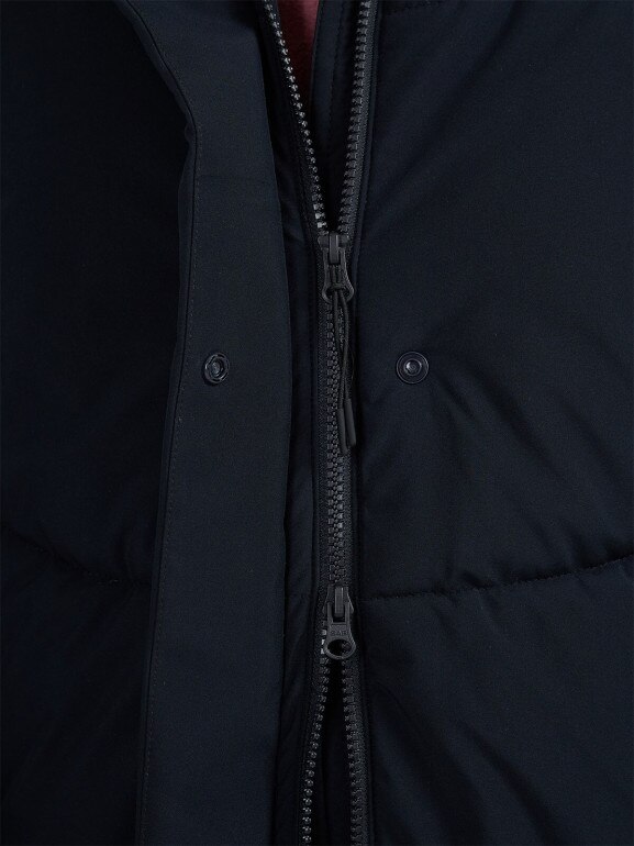 Damska kurtka puchowa 4F 4FRAW25TDJAF0799 - czarna