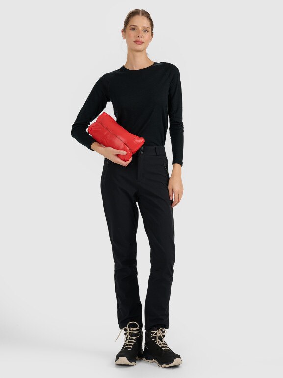 Damska kurtka puchowa pikowana Primaloft Silver 4F 4FWAW25TDJAF0782 - czarna