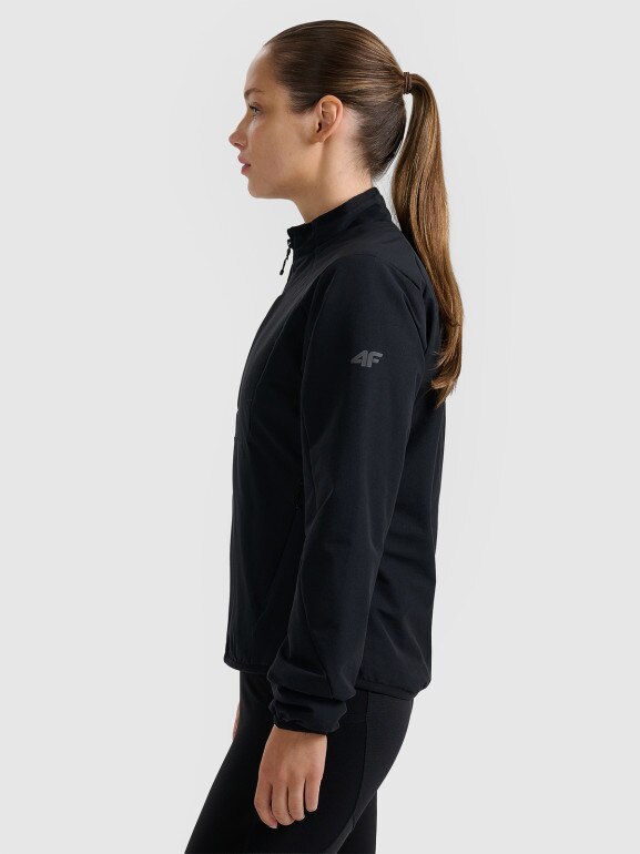 Damska kurtka puchowa trekkingowa 4F 4FWAW25TDJAF633 - czarna