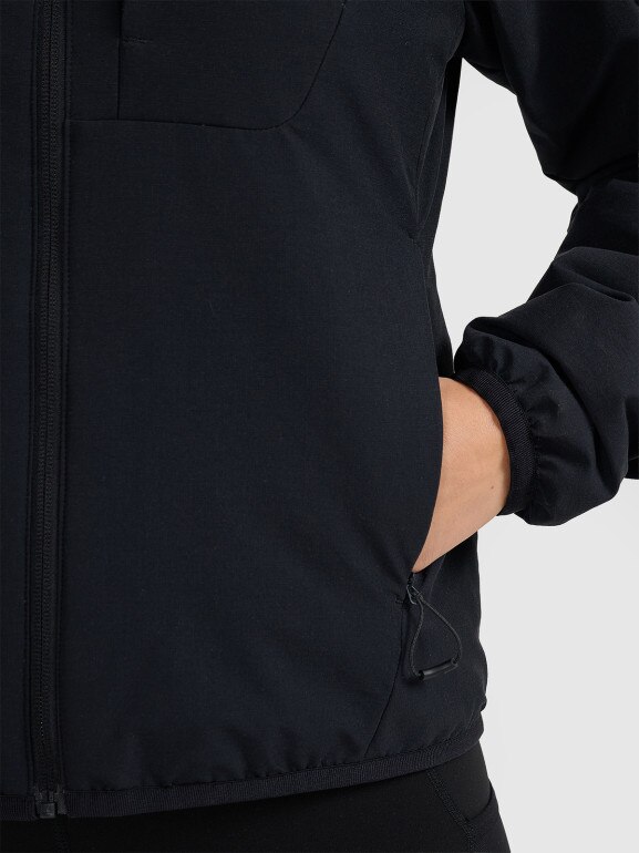 Damska kurtka puchowa trekkingowa 4F 4FWAW25TDJAF633 - czarna