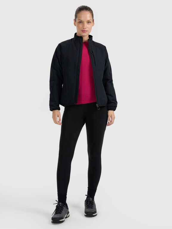 Damska kurtka puchowa trekkingowa 4F 4FWAW25TDJAF633 - czarna