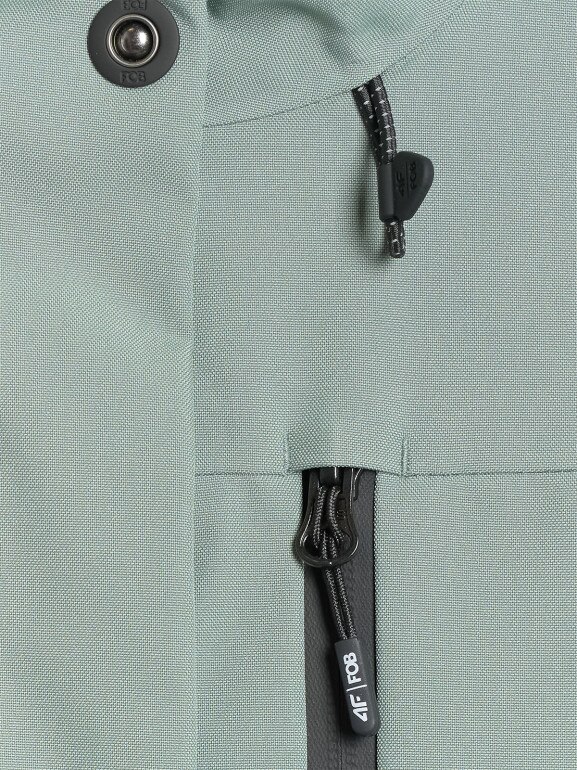 Damska kurtka snowboardowa 4F 4FRAW25TTJAF1050 - zielona