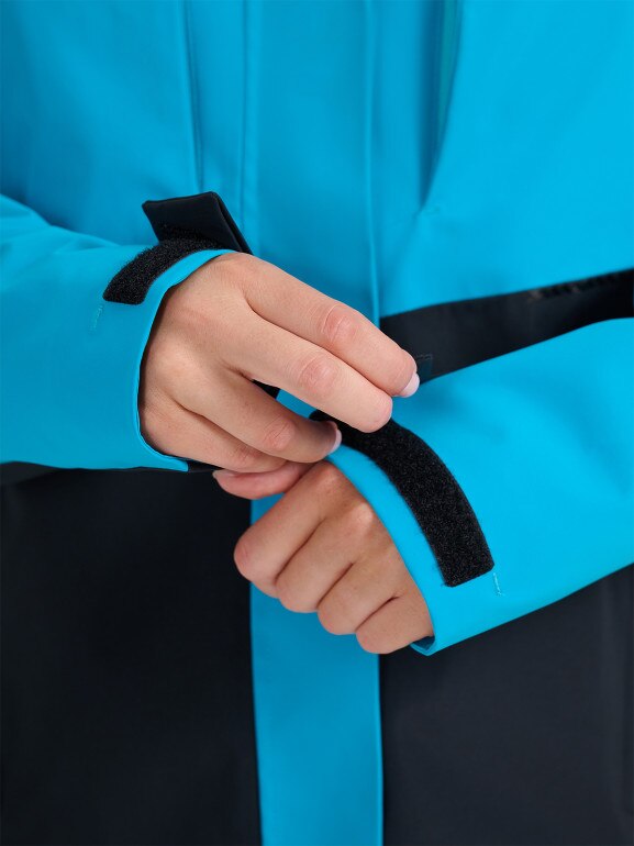 Damska kurtka trekkingowa 4F 4FWAW25TTJAF1011 - niebieska