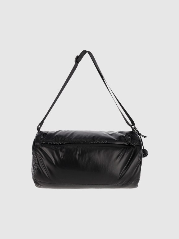 Damska torebka na ramię barrel bag 4F 4FRSS25ASBGU087 - czarna