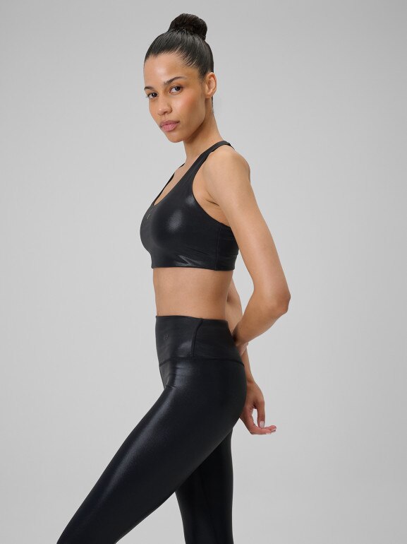 Damski biustonosz do jogi 4F 4FRSS26USBAF264 - czarny