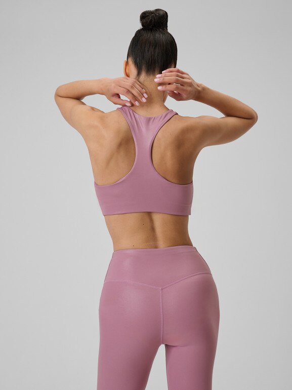 Damski biustonosz do jogi 4F 4FRSS26USBAF264 - różowy