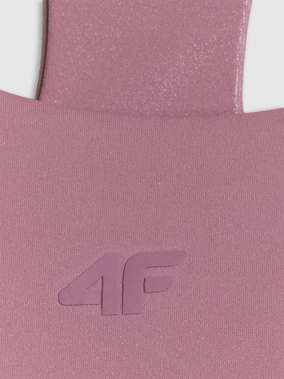 Damski biustonosz do jogi 4F 4FRSS26USBAF264 - różowy