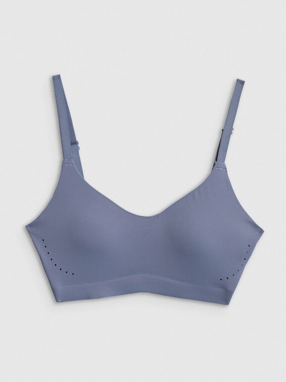 Damski biustonosz do jogi 4F 4FRSS26USBAF292 - denim