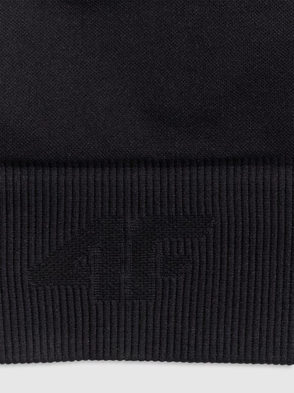 Damski biustonosz treningowy 4F 4FRSS26USBAF271 - czarny