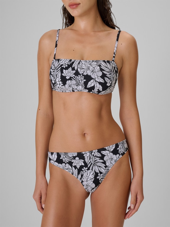 Damski dół od bikini 4F 4FRSS26UBKBF109 - czarno-biały
