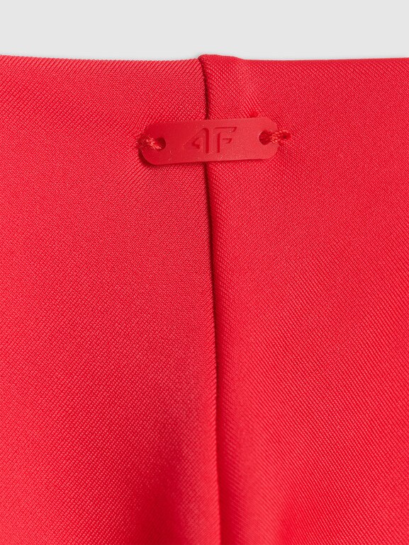 Damski dół od bikini 4F 4FWSS26UBKBF088 - czerwony