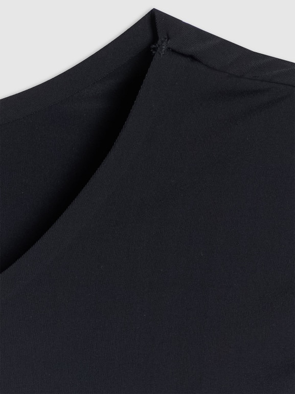 Damski longsleeve do jogi 4F 4FWSS26TFLOF501 - czarny