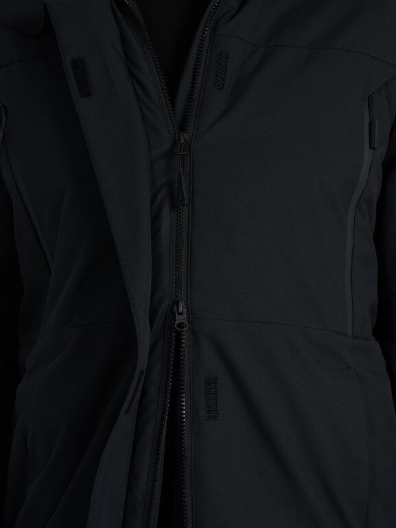 Damski płaszcz przejściowy 4F 4FWAW25TTJAF0786 - czarny