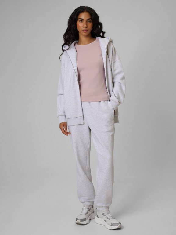 Damski t-shirt basic 4F 4FRSS26TTSHF3629 - różowy