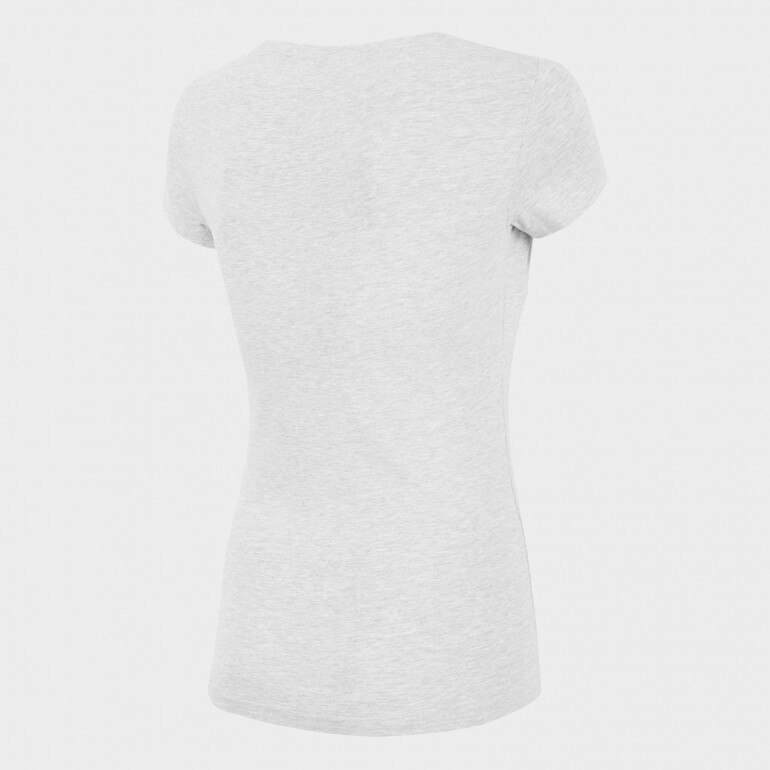 Damski t-shirt basic 4F NOSD4-TSD300 - szary