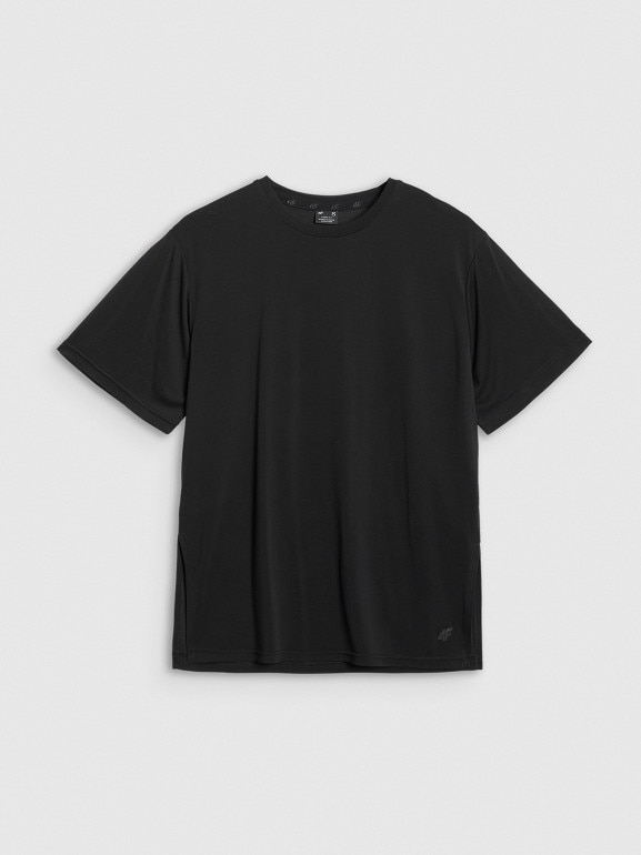 Damski t-shirt oversize 4F 4FRAW25TTSHF3408 - czarny