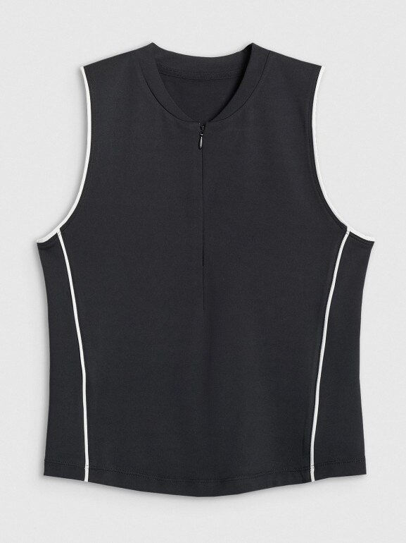 Damski top tenisowy 4F 4FRAW25TFSLF0914 - czarny