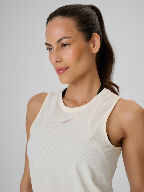 Damski top treningowy 4F 4FRSS26TFSLF1174 - biały