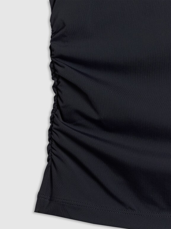 Damski top treningowy 4F 4FWSS26TFSLF0749 - czarny