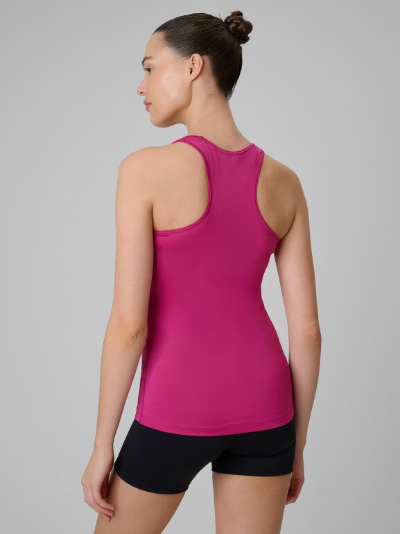 Damski top treningowy 4F 4FWSS26TFSLF0766 - różowy