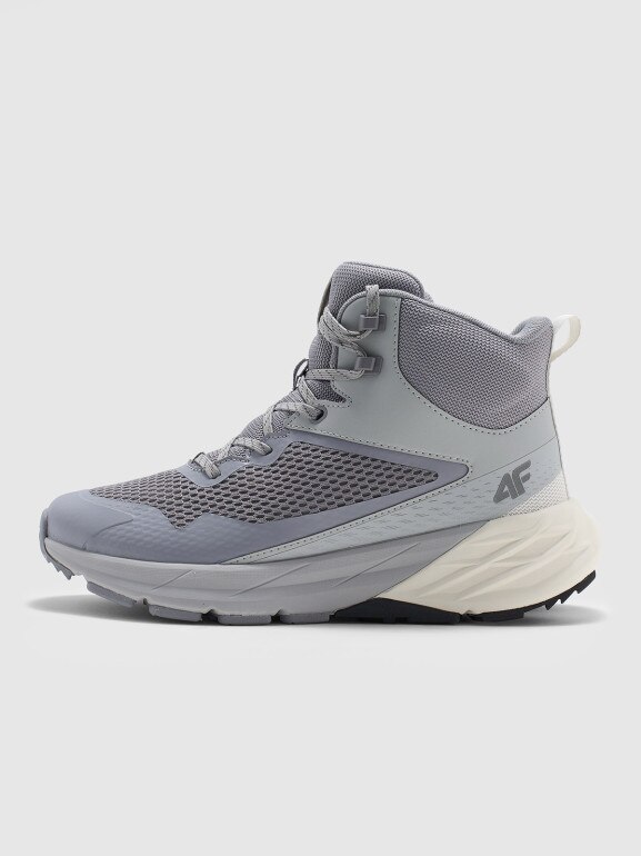 Damskie buty trekkingowe 4F SPEED HIKER 4FWMM00FOTSF035 - szare