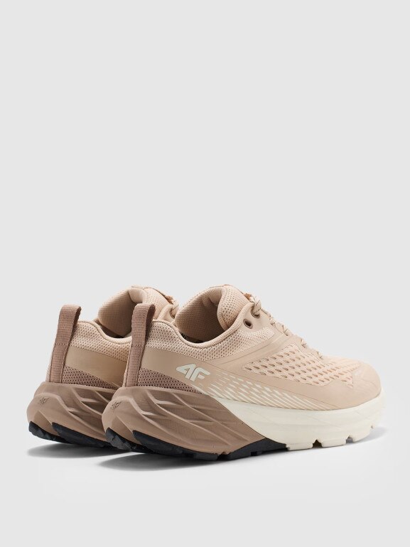 Damskie buty trekkingowe trailowe z membraną Speed Hiker 4F 4FWMM00FOTSF033 - beżowe