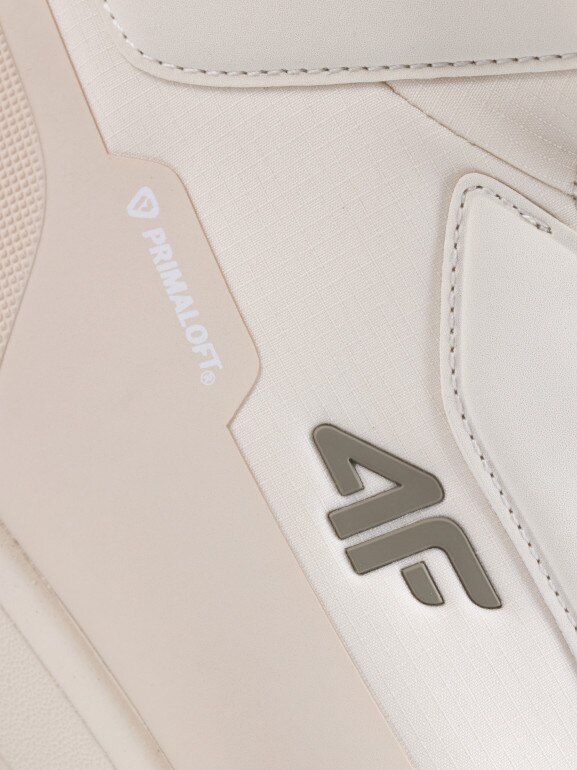 Damskie buty zimowe śniegowce DCX 4F 4FRAW25FWINF058 - białe