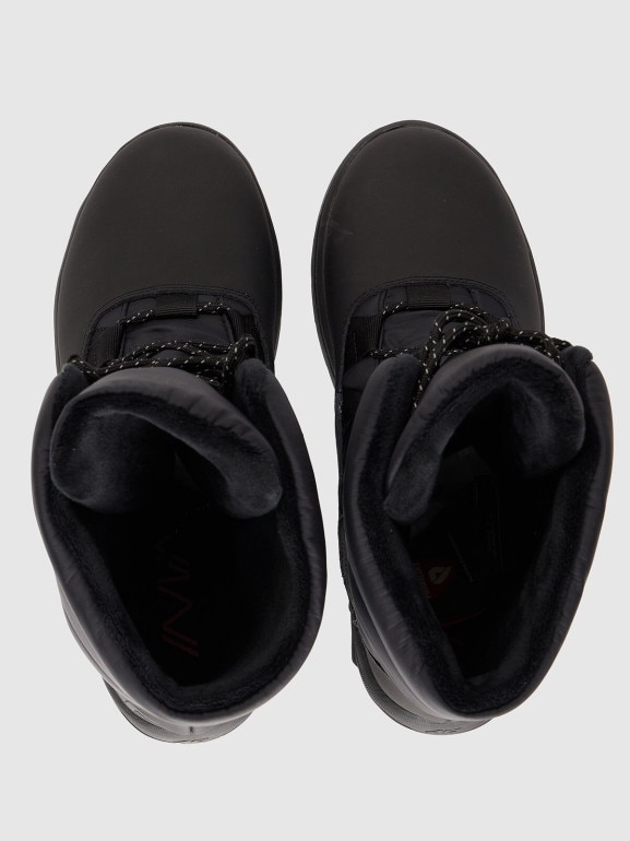 Damskie buty zimowe śniegowce INUA 4F 4FRAW25FSBSF041 - czarne