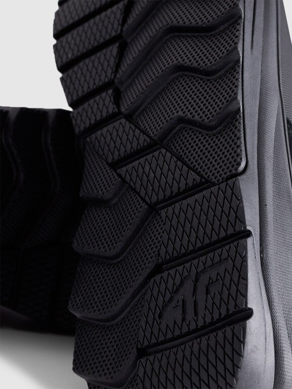 Damskie buty zimowe śniegowce SNOWDROP 4F 4FRAW25FSBSF042 - czarne