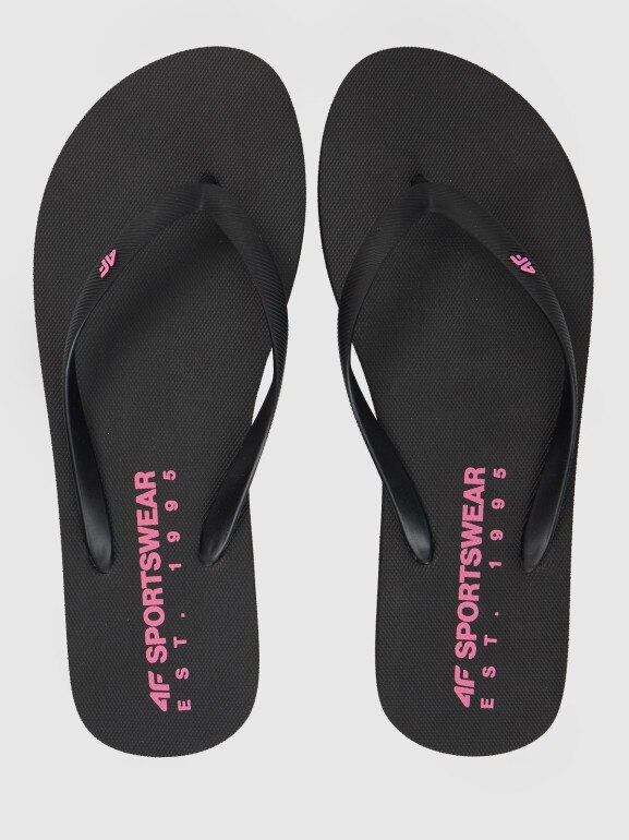 Damskie japonki 4F 4FRSS26FFLIF223 - czarne