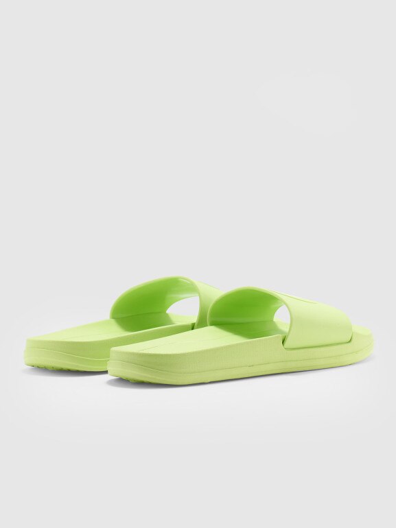 Damskie klapki 4F 4FMM00FFLIF045A - zielone