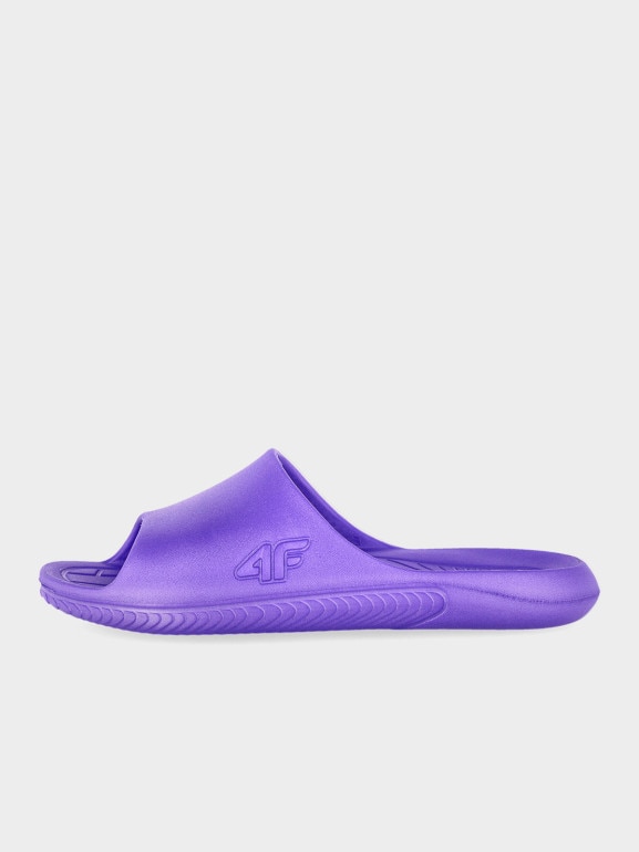 Damskie klapki 4F 4FMM00FFLIF093A - fioletowe