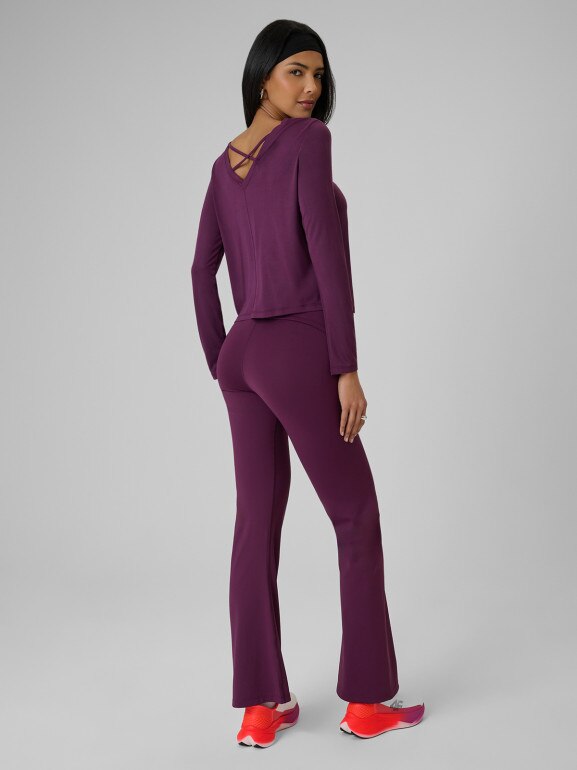 Damskie legginsy 4F 4F 4FRSS26TTIGF329 - fioletowe