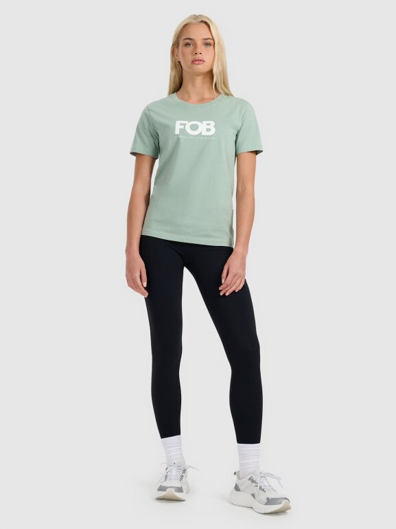 Damskie legginsy 4F 4FRAW25TTIGF297 - czarne