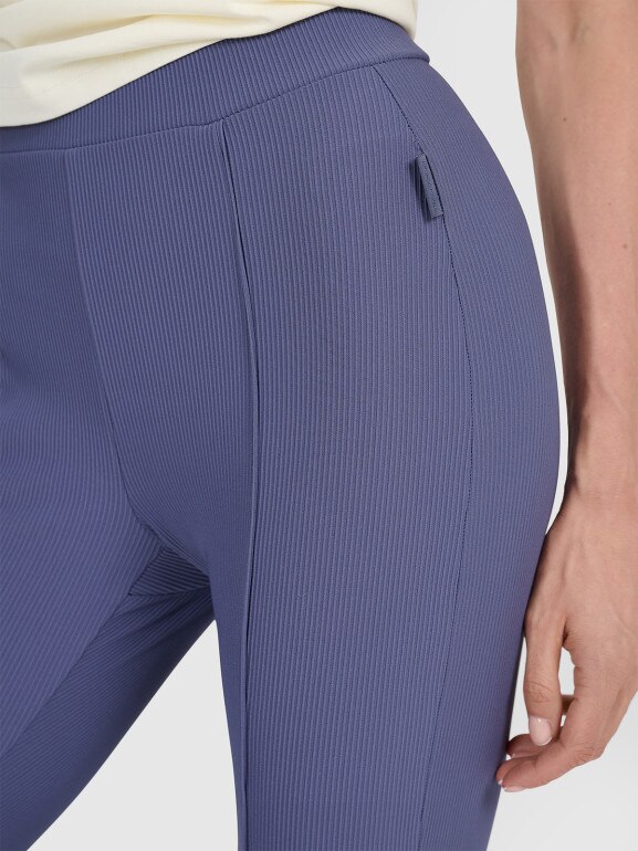 Damskie legginsy 4F 4FWAW25TTIGF237 - niebieskie