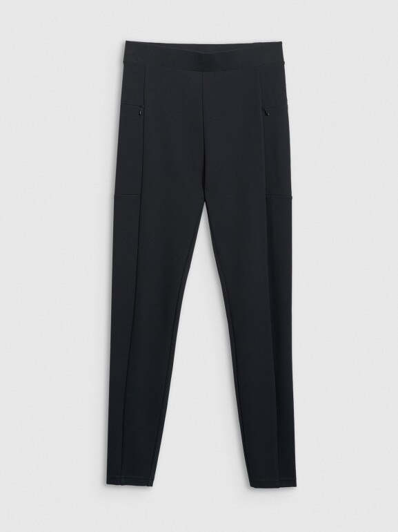 Damskie legginsy 4F 4FWAW25TTIGF242 - czarne