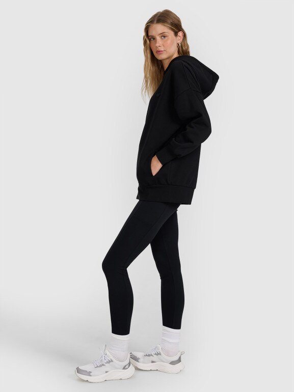 Damskie legginsy 4F 4FWAW25TTIGF242 - czarne