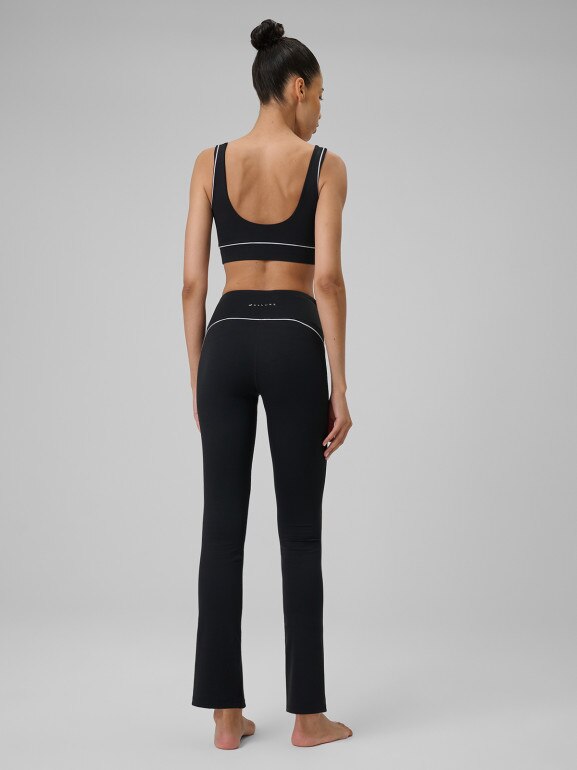 Damskie legginsy do jogi 4F 4FRSS26TFTIF495 - czarne