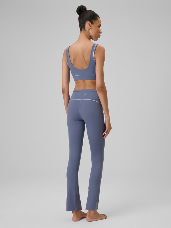 Damskie legginsy do jogi 4F 4FRSS26TFTIF495 - denim