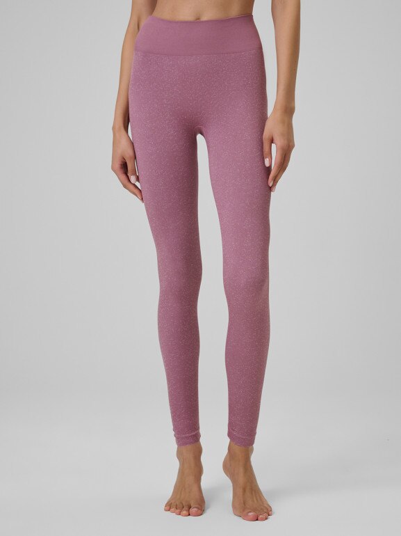 Damskie legginsy do jogi 4F 4FRSS26TFTIF496 - różowe