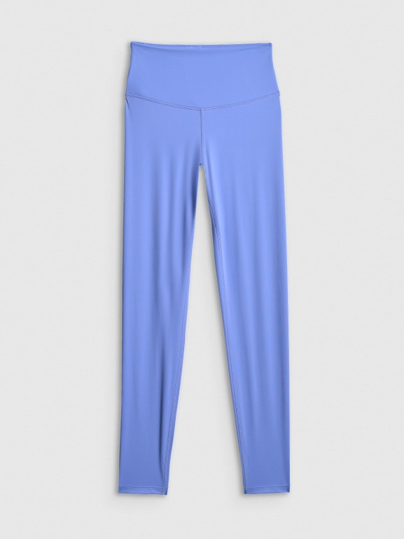 Damskie legginsy do jogi 4F 4FRSS26TFTIF530 - niebieskie